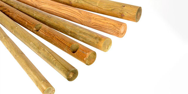 postes Poste fde madera