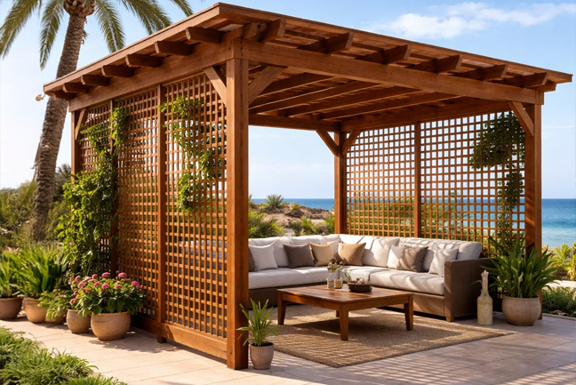 Pergolas-con-celosía Pergolas-con-celosía