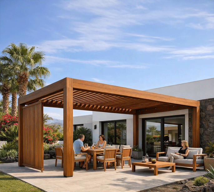Pergolas-madera